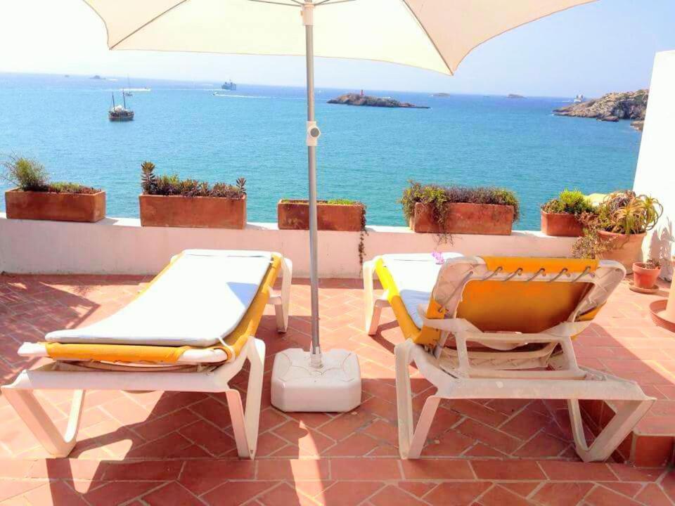 Mirador De La Virgen Atico Con Terraza Y Estudio Sin Terraza Lägenhet Ibiza stad Exteriör bild